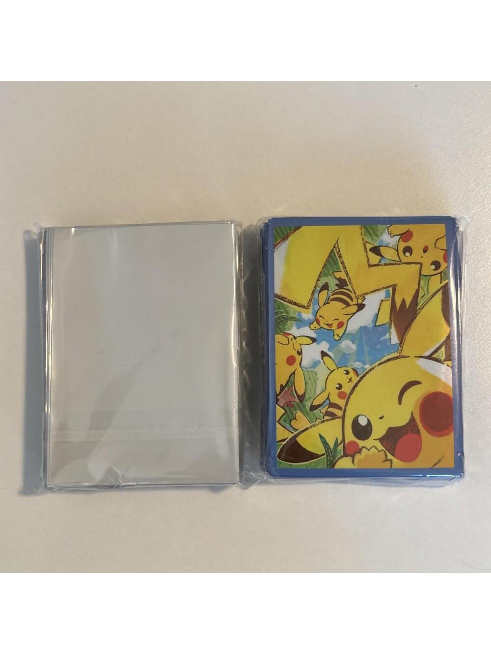 Pikachu Penny Sleeves Art 60pcs Cute NEW Card Deck Protectors TCG Sleeves